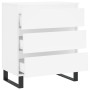 Aparador de madera contrachapada blanco 60x35x70 cm de vidaXL, Aparadores - Ref: Foro24-827188, Precio: 51,62 €, Descuento: %