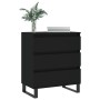 Black plywood sideboard 60x35x70 cm by vidaXL, Sideboards - Ref: Foro24-827189, Price: 85,08 €, Discount: %