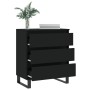 Black plywood sideboard 60x35x70 cm by vidaXL, Sideboards - Ref: Foro24-827189, Price: 85,08 €, Discount: %