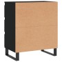 Black plywood sideboard 60x35x70 cm by vidaXL, Sideboards - Ref: Foro24-827189, Price: 85,08 €, Discount: %