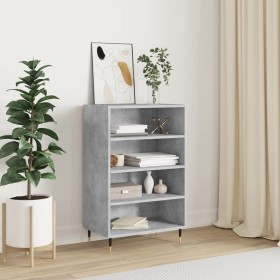 Aparador alto madera de ingeniería gris hormigón 57x35x90 cm de vidaXL, Aparadores - Ref: Foro24-827224, Precio: 39,80 €, Des...