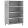 Concrete gray engineered wood tall sideboard 57x35x90 cm by vidaXL, Sideboards - Ref: Foro24-827224, Price: 54,46 €, Discount: %