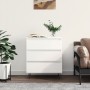 Glossy white plywood sideboard 60x35x70 cm by vidaXL, Sideboards - Ref: Foro24-827182, Price: 67,99 €, Discount: %