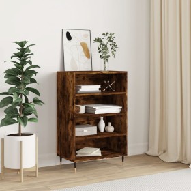 Tall smoked oak engineered wood sideboard 57x35x90 cm by vidaXL, Sideboards - Ref: Foro24-827225, Price: 53,99 €, Discount: %