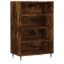 Tall smoked oak engineered wood sideboard 57x35x90 cm by vidaXL, Sideboards - Ref: Foro24-827225, Price: 53,72 €, Discount: %