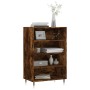 Tall smoked oak engineered wood sideboard 57x35x90 cm by vidaXL, Sideboards - Ref: Foro24-827225, Price: 53,72 €, Discount: %