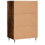 Tall smoked oak engineered wood sideboard 57x35x90 cm by vidaXL, Sideboards - Ref: Foro24-827225, Price: 53,72 €, Discount: %