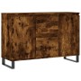 Aparador de madera de ingeniería roble ahumado 104x35x70 cm de vidaXL, Aparadores - Ref: Foro24-827217, Precio: 99,89 €, Desc...