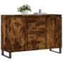 Aparador de madera de ingeniería roble ahumado 104x35x70 cm de vidaXL, Aparadores - Ref: Foro24-827217, Precio: 99,89 €, Desc...