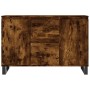 Aparador de madera de ingeniería roble ahumado 104x35x70 cm de vidaXL, Aparadores - Ref: Foro24-827217, Precio: 99,89 €, Desc...