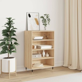 Tall Sonoma oak engineered wood sideboard 57x35x90 cm by vidaXL, Sideboards - Ref: Foro24-827223, Price: 53,82 €, Discount: %