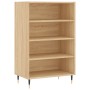 Aparador alto madera de ingeniería roble Sonoma 57x35x90 cm de vidaXL, Aparadores - Ref: Foro24-827223, Precio: 53,72 €, Desc...