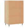 Aparador alto madera de ingeniería roble Sonoma 57x35x90 cm de vidaXL, Aparadores - Ref: Foro24-827223, Precio: 53,72 €, Desc...