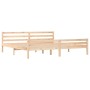 Solid wood bed frame 200x200 cm by vidaXL, Beds and slatted bases - Ref: Foro24-814839, Price: 112,82 €, Discount: %