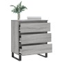 Aparador de madera contrachapada gris Sonoma 60x35x70 cm de vidaXL, Aparadores - Ref: Foro24-827194, Precio: 70,17 €, Descuen...