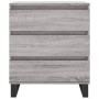 Gray Sonoma plywood sideboard 60x35x70 cm by vidaXL, Sideboards - Ref: Foro24-827194, Price: 70,17 €, Discount: %