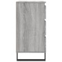 Aparador de madera contrachapada gris Sonoma 60x35x70 cm de vidaXL, Aparadores - Ref: Foro24-827194, Precio: 70,17 €, Descuen...