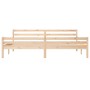 Solid wood bed frame 200x200 cm by vidaXL, Beds and slatted bases - Ref: Foro24-814839, Price: 112,82 €, Discount: %