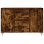 Aparador de madera de ingeniería roble ahumado 104x35x70 cm de vidaXL, Aparadores - Ref: Foro24-827201, Precio: 88,64 €, Desc...