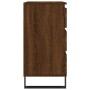 Aparador madera contrachapada marrón roble 60x35x70 cm de vidaXL, Aparadores - Ref: Foro24-827195, Precio: 59,70 €, Descuento: %