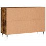 Aparador de madera de ingeniería roble ahumado 104x35x70 cm de vidaXL, Aparadores - Ref: Foro24-827201, Precio: 88,64 €, Desc...