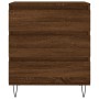 Aparador madera contrachapada marrón roble 60x35x70 cm de vidaXL, Aparadores - Ref: Foro24-827187, Precio: 64,66 €, Descuento: %