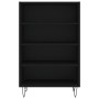 Tall black engineered wood sideboard 57x35x90 cm by vidaXL, Sideboards - Ref: Foro24-827229, Price: 53,20 €, Discount: %