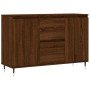 Oak brown engineered wood sideboard 104x35x70 cm by vidaXL, Sideboards - Ref: Foro24-827203, Price: 106,12 €, Discount: %