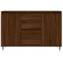 Oak brown engineered wood sideboard 104x35x70 cm by vidaXL, Sideboards - Ref: Foro24-827203, Price: 106,12 €, Discount: %