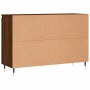 Oak brown engineered wood sideboard 104x35x70 cm by vidaXL, Sideboards - Ref: Foro24-827203, Price: 106,12 €, Discount: %