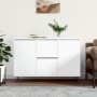 White engineered wood sideboard 104x35x70 cm by vidaXL, Sideboards - Ref: Foro24-827204, Price: 93,91 €, Discount: %