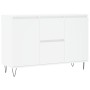 White engineered wood sideboard 104x35x70 cm by vidaXL, Sideboards - Ref: Foro24-827204, Price: 93,91 €, Discount: %