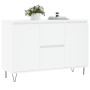 White engineered wood sideboard 104x35x70 cm by vidaXL, Sideboards - Ref: Foro24-827204, Price: 93,91 €, Discount: %