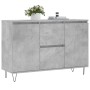 Betongraues Sideboard aus Holzwerkstoff, 104 x 35 x 70 cm von vidaXL, Sideboards - Ref: Foro24-827208, Preis: 94,90 €, Rabatt: %