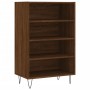 Aparador alto madera de ingeniería marrón roble 57x35x90 cm de vidaXL, Aparadores - Ref: Foro24-827235, Precio: 55,95 €, Desc...