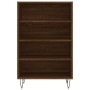 Aparador alto madera de ingeniería marrón roble 57x35x90 cm de vidaXL, Aparadores - Ref: Foro24-827235, Precio: 55,95 €, Desc...