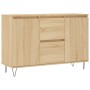 Aparador de madera de ingeniería roble Sonoma 104x35x70 cm de vidaXL, Aparadores - Ref: Foro24-827207, Precio: 83,54 €, Descu...