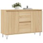 Aparador de madera de ingeniería roble Sonoma 104x35x70 cm de vidaXL, Aparadores - Ref: Foro24-827207, Precio: 83,54 €, Descu...