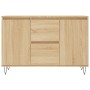 Aparador de madera de ingeniería roble Sonoma 104x35x70 cm de vidaXL, Aparadores - Ref: Foro24-827207, Precio: 83,54 €, Descu...