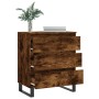 Aparador madera contrachapada color roble ahumado 60x35x70 cm de vidaXL, Aparadores - Ref: Foro24-827193, Precio: 70,93 €, De...