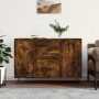 Sideboard aus geräuchertem Eichenholzwerkstoff, 104 x 35 x 70 cm von vidaXL, Sideboards - Ref: Foro24-827209, Preis: 93,99 €,...