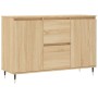 Aparador de madera de ingeniería roble Sonoma 104x35x70 cm de vidaXL, Aparadores - Ref: Foro24-827199, Precio: 97,70 €, Descu...