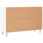 Aparador de madera de ingeniería blanco brillante 104x35x70 cm de vidaXL, Aparadores - Ref: Foro24-827206, Precio: 113,67 €, ...