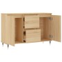 Aparador de madera de ingeniería roble Sonoma 104x35x70 cm de vidaXL, Aparadores - Ref: Foro24-827199, Precio: 97,70 €, Descu...