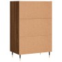 Aparador alto madera de ingeniería marrón roble 57x35x90 cm de vidaXL, Aparadores - Ref: Foro24-827227, Precio: 67,99 €, Desc...