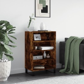 Aparador alto madera de ingeniería roble ahumado 57x35x90 cm de vidaXL, Aparadores - Ref: Foro24-827241, Precio: 72,99 €, Des...