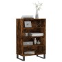 High sideboard engineered wood smoked oak 57x35x90 cm by vidaXL, Sideboards - Ref: Foro24-827241, Price: 73,29 €, Discount: %