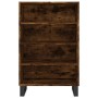 Aparador alto madera de ingeniería roble ahumado 57x35x90 cm de vidaXL, Aparadores - Ref: Foro24-827241, Precio: 73,29 €, Des...