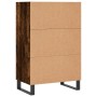 Aparador alto madera de ingeniería roble ahumado 57x35x90 cm de vidaXL, Aparadores - Ref: Foro24-827241, Precio: 73,29 €, Des...