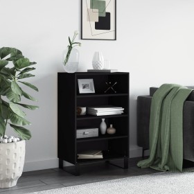 Aparador alto madera de ingeniería negro 57x35x90 cm de vidaXL, Aparadores - Ref: Foro24-827237, Precio: 61,33 €, Descuento: %